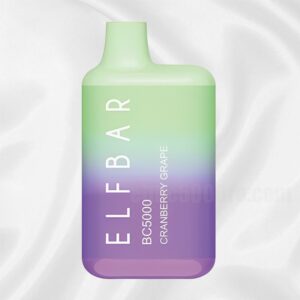 ELF BAR BC5000 Disposable 5000 de pufături Cranberry Grape