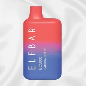 ELF BAR BC5000 Disposable Sakura Grape 5000 de pufături