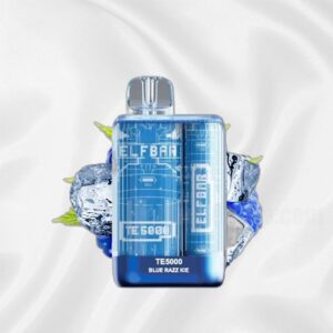 ELF BAR TE5000 Disposable 5000 de pufături Blue Razz Ice 13,5 ml