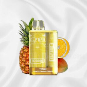 ELF BAR TE5000 Disposable 5000 de pufături Pineapple Mango Orange 550mAh